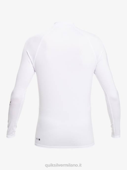 esso Quiksilver ragazzi 2-7 tutti i tempi ls l/sl surf tee bianco HTZR2073