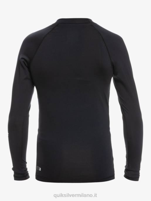esso Quiksilver ragazzi 2-7 tutti i tempi ls l/sl surf tee nero HTZR2074