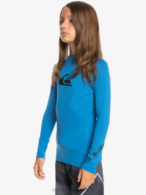 esso Quiksilver ragazzi 8-16 all time ls youth l/sl surf tee boccaglio blu erica HTZR2100