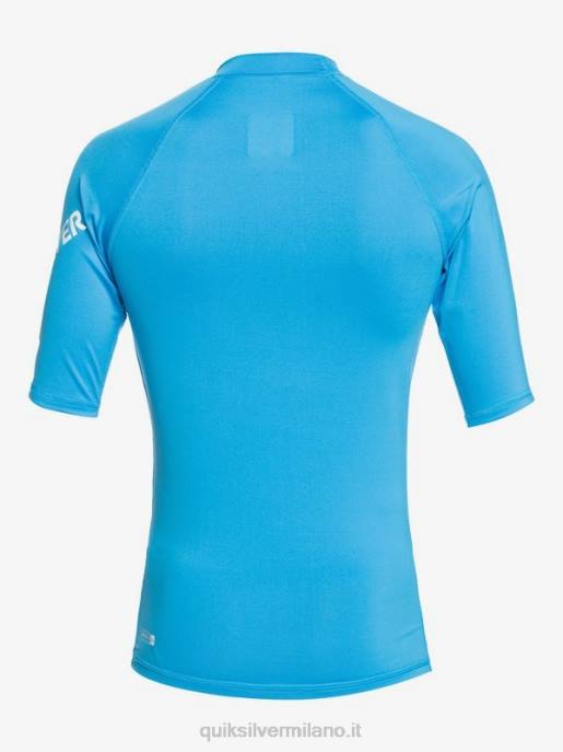 esso Quiksilver ragazzi 8-16 all time manica corta upf 50 rashguard allegro HTZR2244