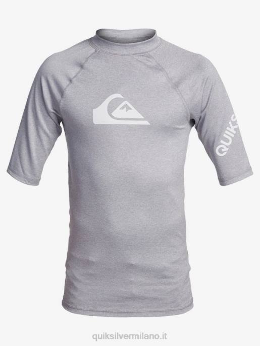 esso Quiksilver ragazzi 8-16 all time manica corta upf 50 rashguard erica nevischio HTZR2246