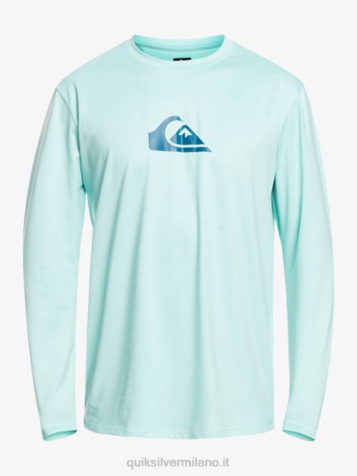esso Quiksilver ragazzi 8-16 maglietta da surf da bambino l/sl solid stripes ls angelo blu HTZR2122