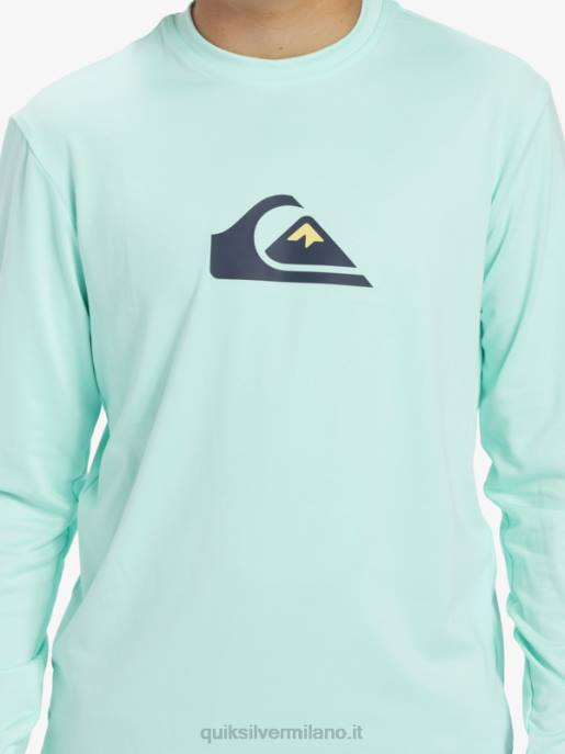 esso Quiksilver ragazzi 8-16 maglietta da surf da bambino l/sl solid stripes ls vetro da spiaggia HTZR2120