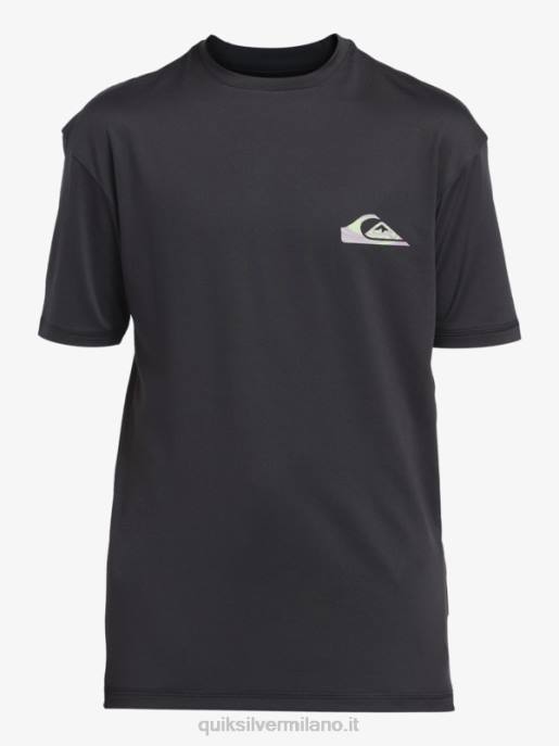 esso Quiksilver ragazzi 8-16 mix session upf 50 maglietta da surf a manica corta asfalto HTZR2012