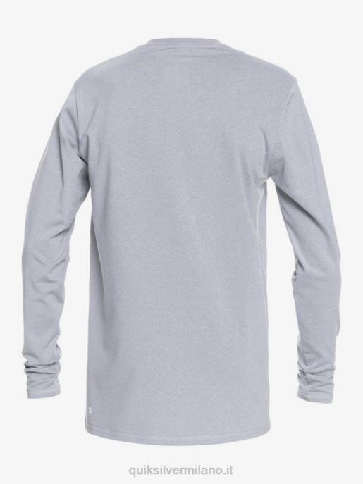 esso Quiksilver ragazzi 8-16 t-shirt da surf UPF 50 manica lunga Heritage Heather erica nevischio HTZR2261