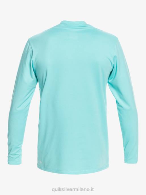 esso Quiksilver ragazzi 8-16 t-shirt da surf upf 50 manica lunga melange patrimonio angelo blu erica HTZR2199