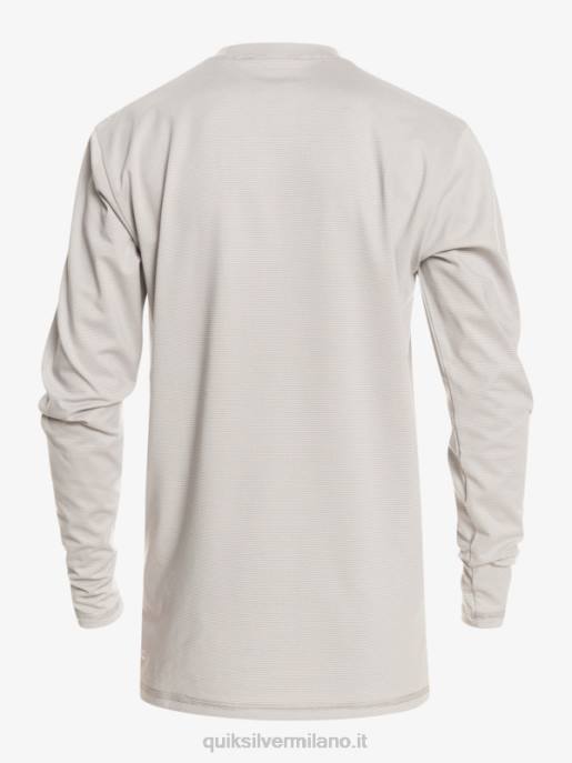 esso Quiksilver ragazzi 8-16 t-shirt da surf upf 50 manica lunga melange patrimonio erica nevischio HTZR2202