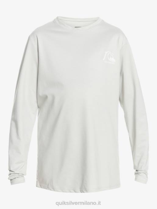 esso Quiksilver ragazzi 8-16 t-shirt da surf upf 50 manica lunga melange patrimonio erica viola grigia HTZR2198