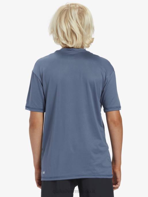 esso Quiksilver ragazzi T-shirt da surf upf 50 manica corta tinta unita 8-16 mare di Bering HTZR2136