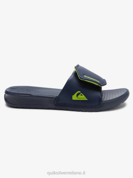 esso Quiksilver ragazzi 8-16 cursori di regolazione della costa luminosa blu verde HTZR2187