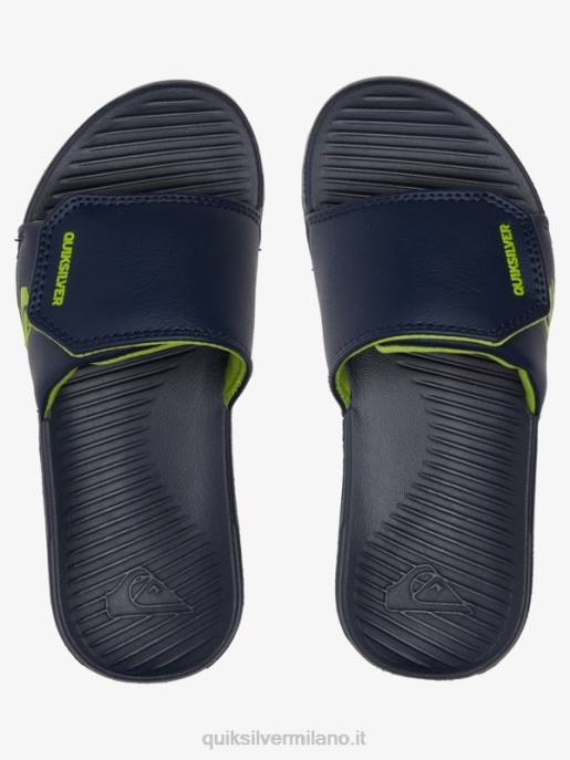 esso Quiksilver ragazzi 8-16 cursori di regolazione della costa luminosa blu verde HTZR2187