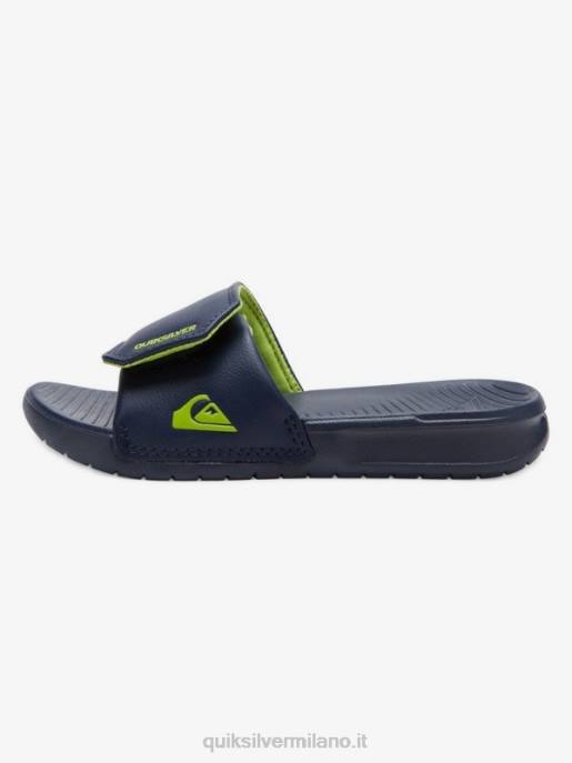 esso Quiksilver ragazzi 8-16 cursori di regolazione della costa luminosa blu verde HTZR2187