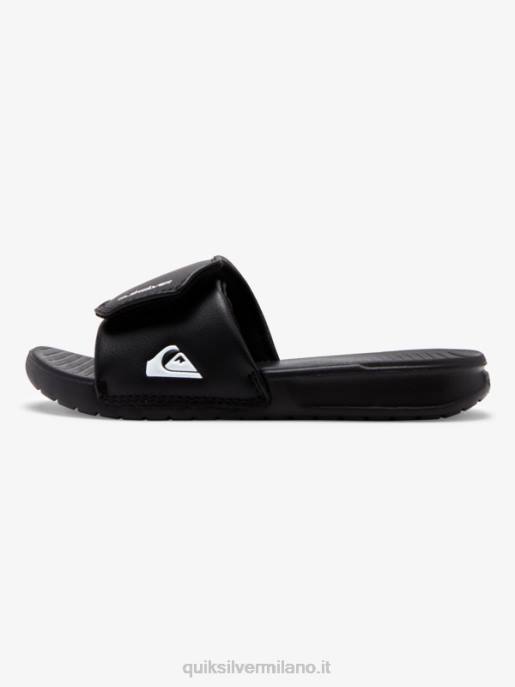 esso Quiksilver ragazzi 8-16 cursori di regolazione della costa luminosa nero bianco HTZR2185