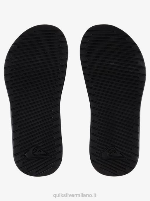 esso Quiksilver ragazzi 8-16 cursori di regolazione della costa luminosa nero bianco HTZR2185