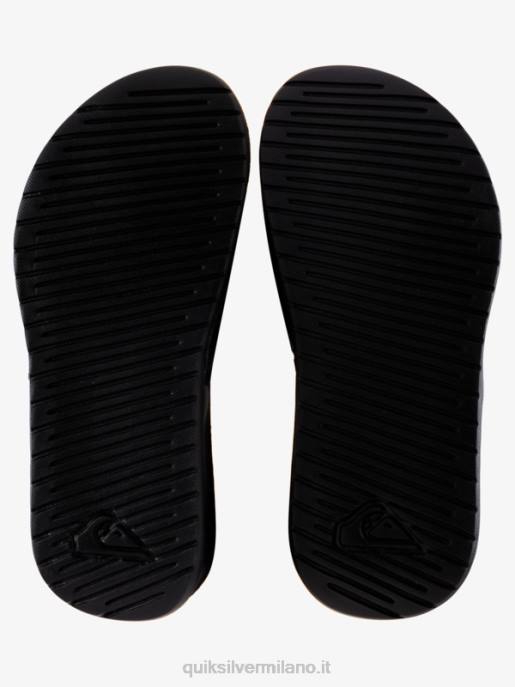 esso Quiksilver ragazzi 8-16 cursori di regolazione della costa luminosa nero bianco HTZR2185