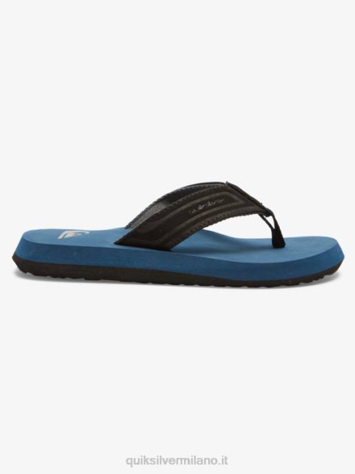 esso Quiksilver ragazzi 8-16 sandali con anima a chiave inglese blu 1 HTZR2184