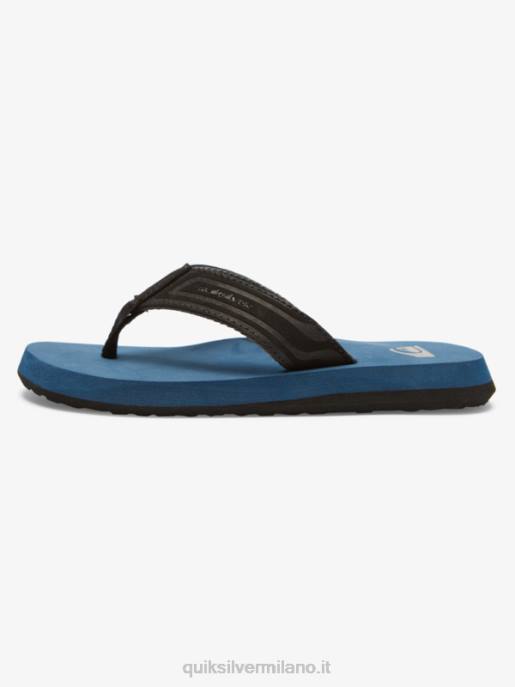 esso Quiksilver ragazzi 8-16 sandali con anima a chiave inglese blu 1 HTZR2184