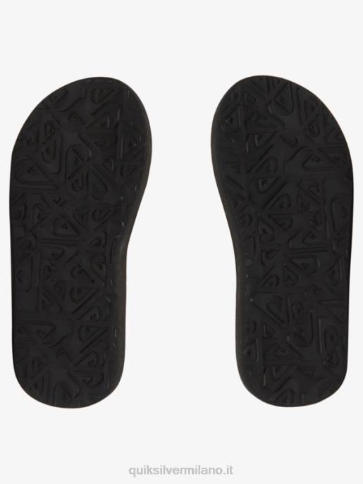 esso Quiksilver ragazzi 8-16 sandali con anima in pelle scamosciata carver marrone 1 HTZR2093