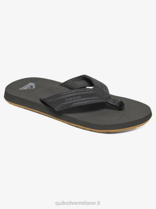 esso Quiksilver ragazzi 8-16 sandali con chiave inglese Marrone scuro HTZR2285