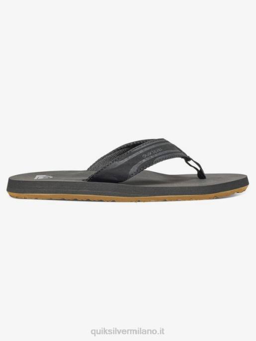 esso Quiksilver ragazzi 8-16 sandali con chiave inglese Marrone scuro HTZR2285