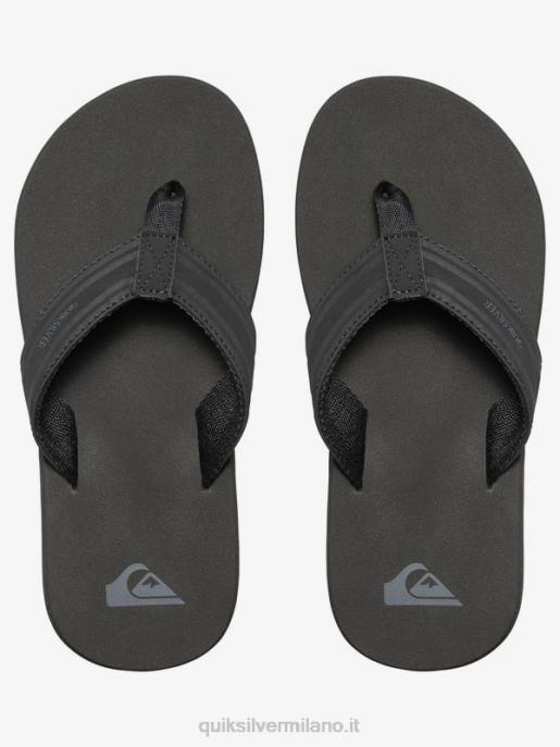 esso Quiksilver ragazzi 8-16 sandali con chiave inglese Marrone scuro HTZR2285