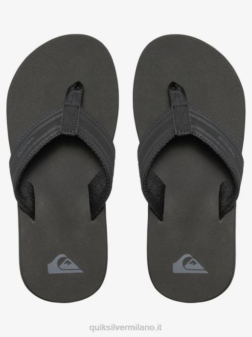esso Quiksilver ragazzi 8-16 sandali con chiave inglese Marrone scuro HTZR2285