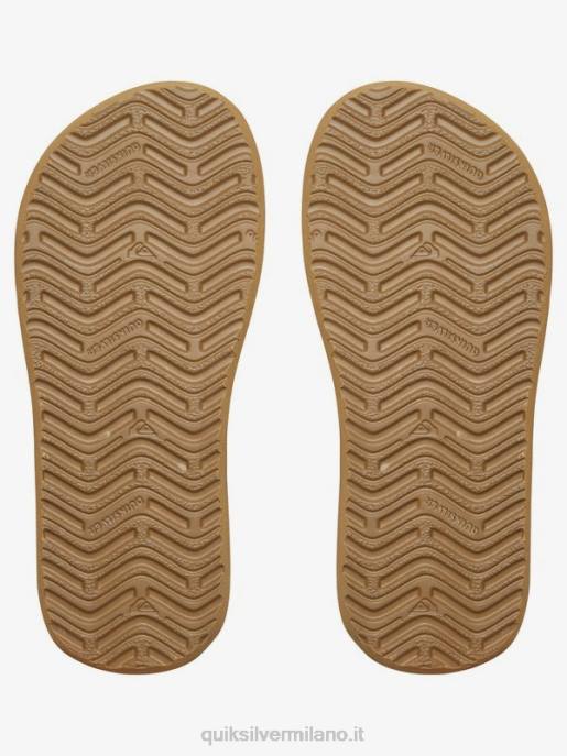 esso Quiksilver ragazzi 8-16 sandali con chiave inglese Marrone scuro HTZR2285