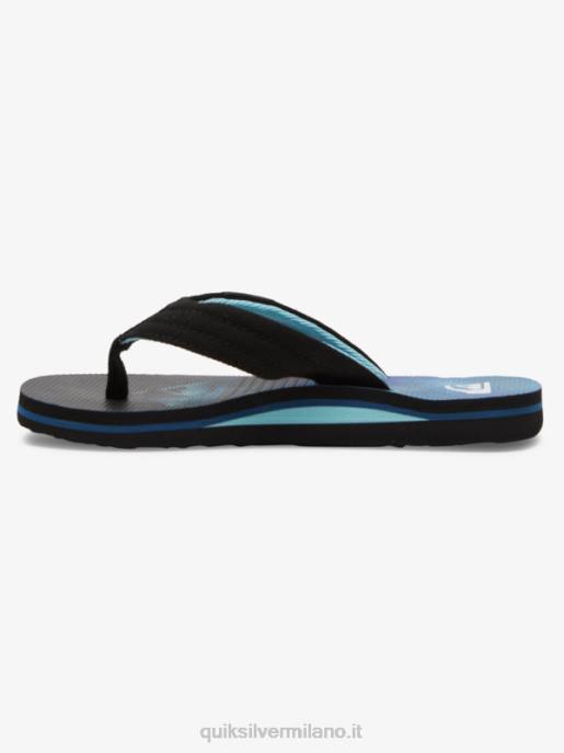 esso Quiksilver ragazzi 8-16 sandali rilassati molokai blu 1 HTZR1993