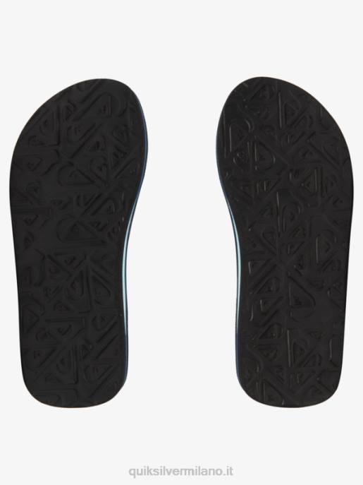 esso Quiksilver ragazzi 8-16 sandali rilassati molokai blu 1 HTZR1993