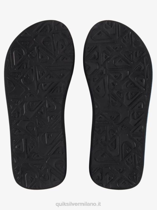 esso Quiksilver ragazzi 8-16 sandali rilassati molokai blu 6 HTZR1998