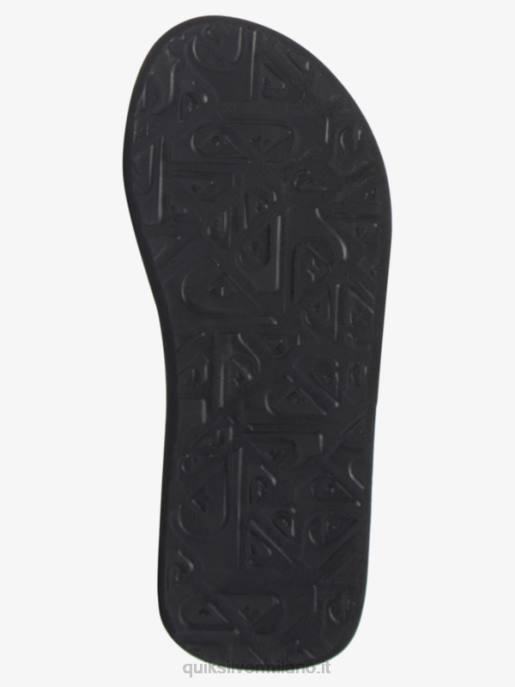 esso Quiksilver ragazzi 8-16 sandali rilassati molokai nero/rosa/blu HTZR1990