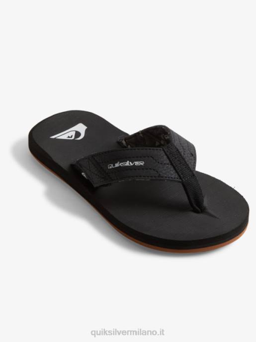 esso Quiksilver ragazzi 8-16 sandali switch carver Marrone scuro HTZR2210