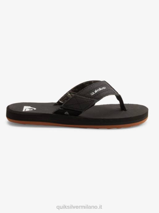 esso Quiksilver ragazzi 8-16 sandali switch carver Marrone scuro HTZR2210