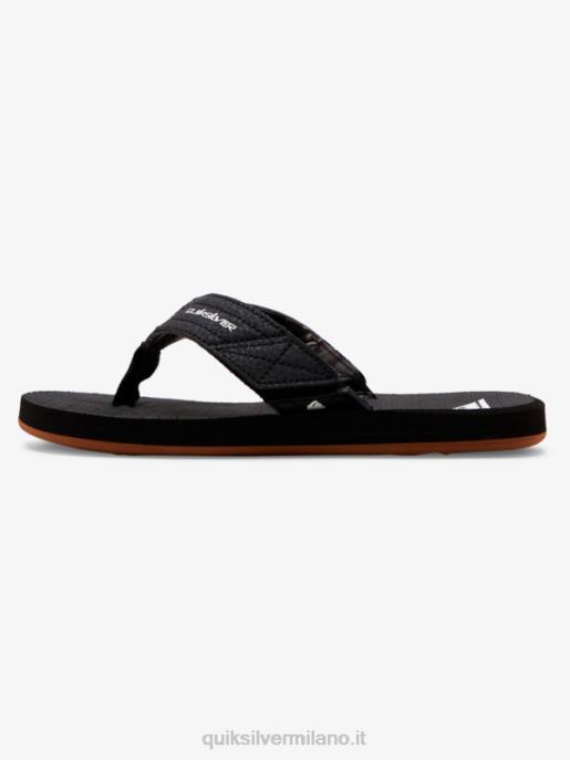 esso Quiksilver ragazzi 8-16 sandali switch carver Marrone scuro HTZR2210