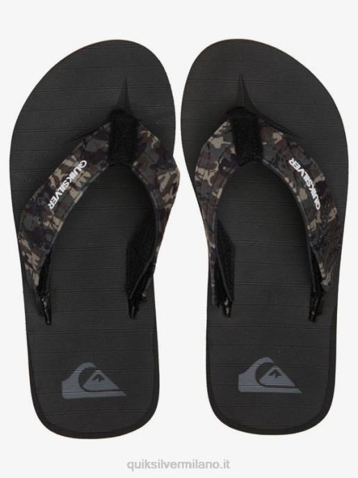 esso Quiksilver ragazzi 8-16 sandali switch carver Marrone scuro HTZR2210