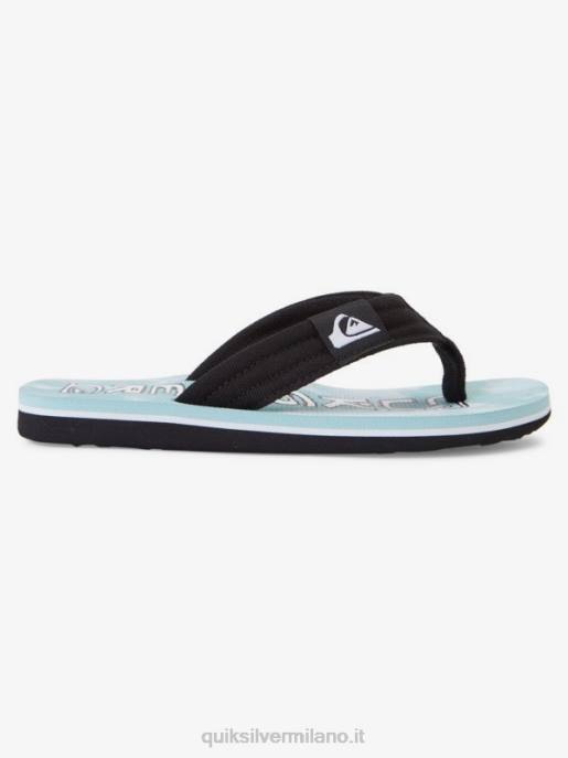 esso Quiksilver ragazzi 8-16 sandalo base giovanile molokai layback blu 1 HTZR2253