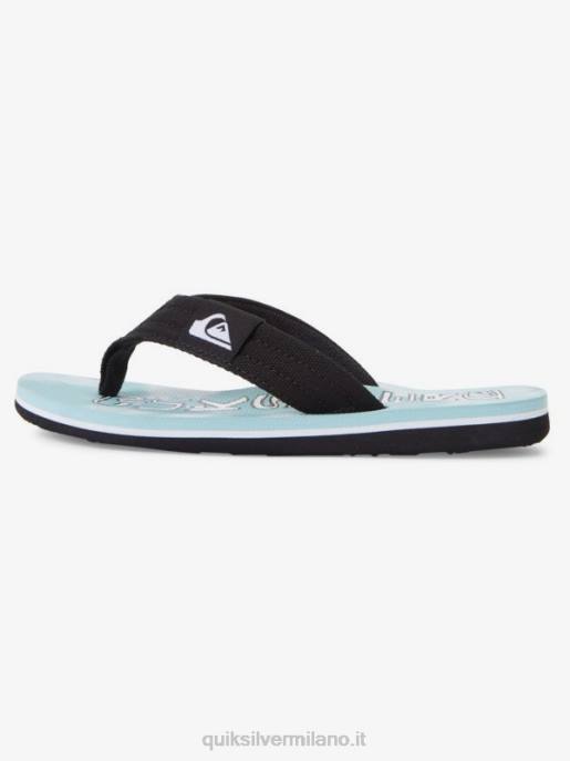 esso Quiksilver ragazzi 8-16 sandalo base giovanile molokai layback blu 1 HTZR2253