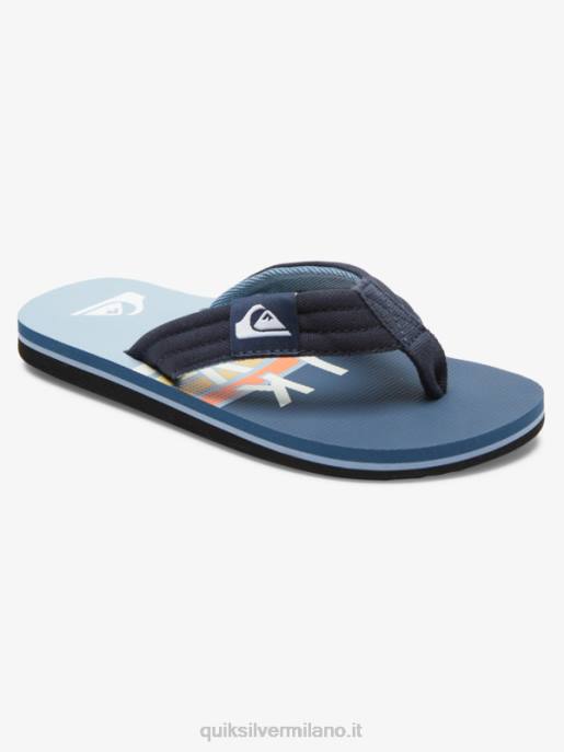 esso Quiksilver ragazzi 8-16 sandalo base giovanile molokai layback blu 3 HTZR2250