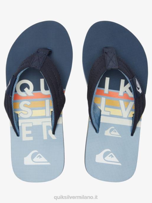 esso Quiksilver ragazzi 8-16 sandalo base giovanile molokai layback blu 3 HTZR2250