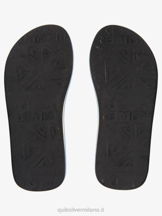 esso Quiksilver ragazzi 8-16 sandalo base giovanile molokai layback blu 4 HTZR2251