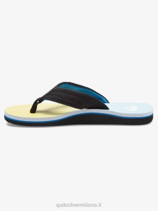 esso Quiksilver ragazzi 8-16 sandalo base giovanile molokai layback blu/giallo HTZR2252