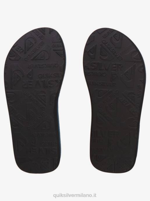 esso Quiksilver ragazzi 8-16 sandalo base giovanile molokai layback nero HTZR2254