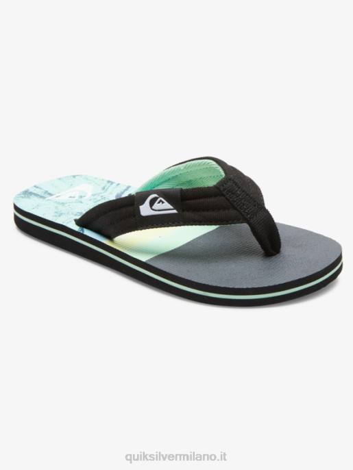 esso Quiksilver ragazzi 8-16 sandalo base giovanile molokai layback verde 1 HTZR2249