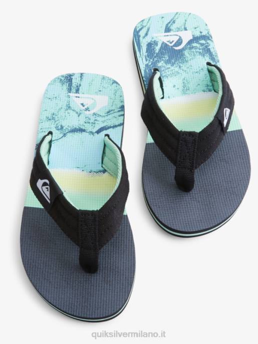 esso Quiksilver ragazzi 8-16 sandalo base giovanile molokai layback verde 1 HTZR2249
