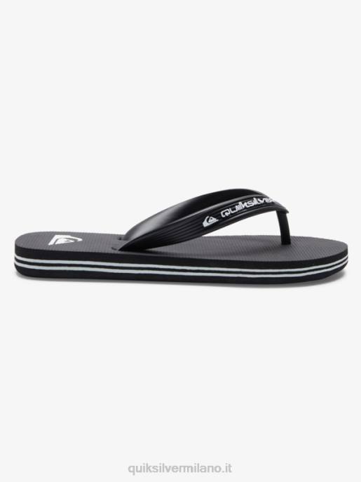 esso Quiksilver ragazzi Infradito con nucleo molokai 8-16 nero HTZR2168