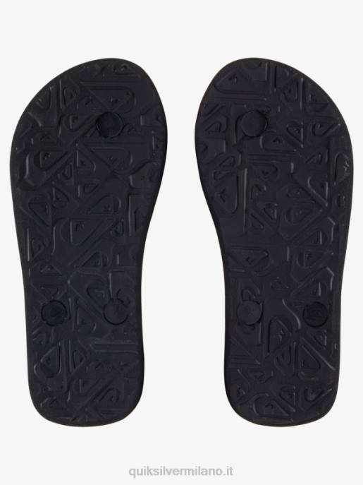 esso Quiksilver ragazzi Infradito con nucleo molokai 8-16 nero HTZR2168