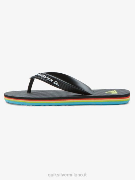 esso Quiksilver ragazzi Infradito con nucleo molokai 8-16 nero HTZR2169