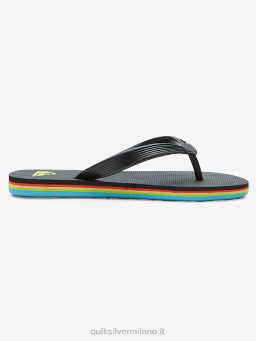 esso Quiksilver ragazzi Infradito con nucleo molokai 8-16 nero HTZR2169