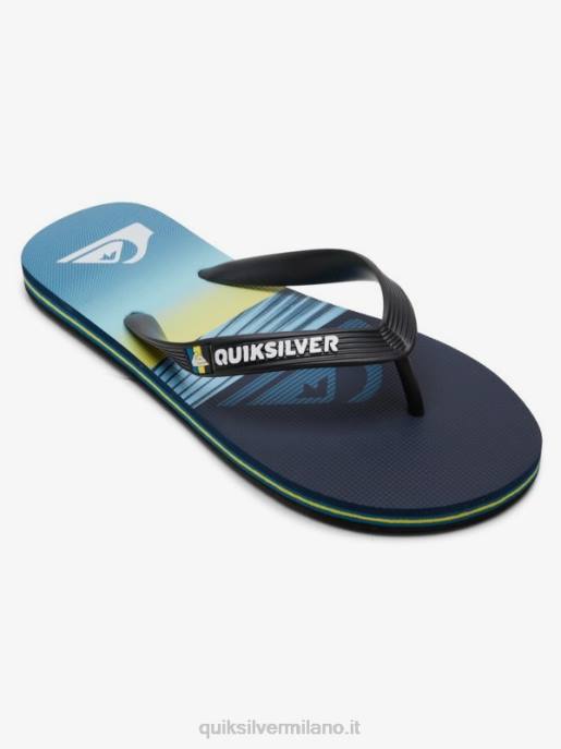 esso Quiksilver ragazzi Infradito molokai 8-16 blu 1 HTZR2031