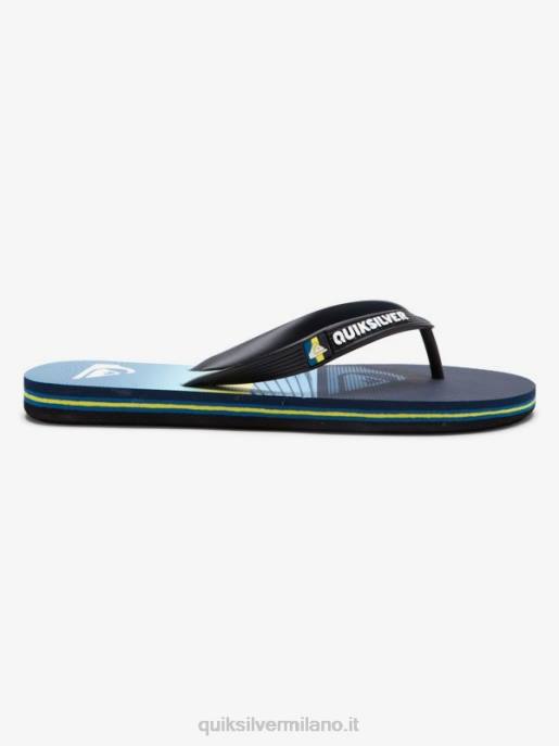esso Quiksilver ragazzi Infradito molokai 8-16 blu 1 HTZR2031